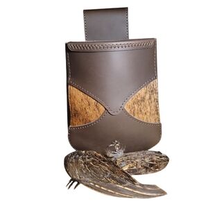 Hand Crafted Genuine Leather Divided Cartridge Shell Belt Pouch